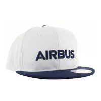 Baseballmütze AIRBUS weiß - blau Spitze